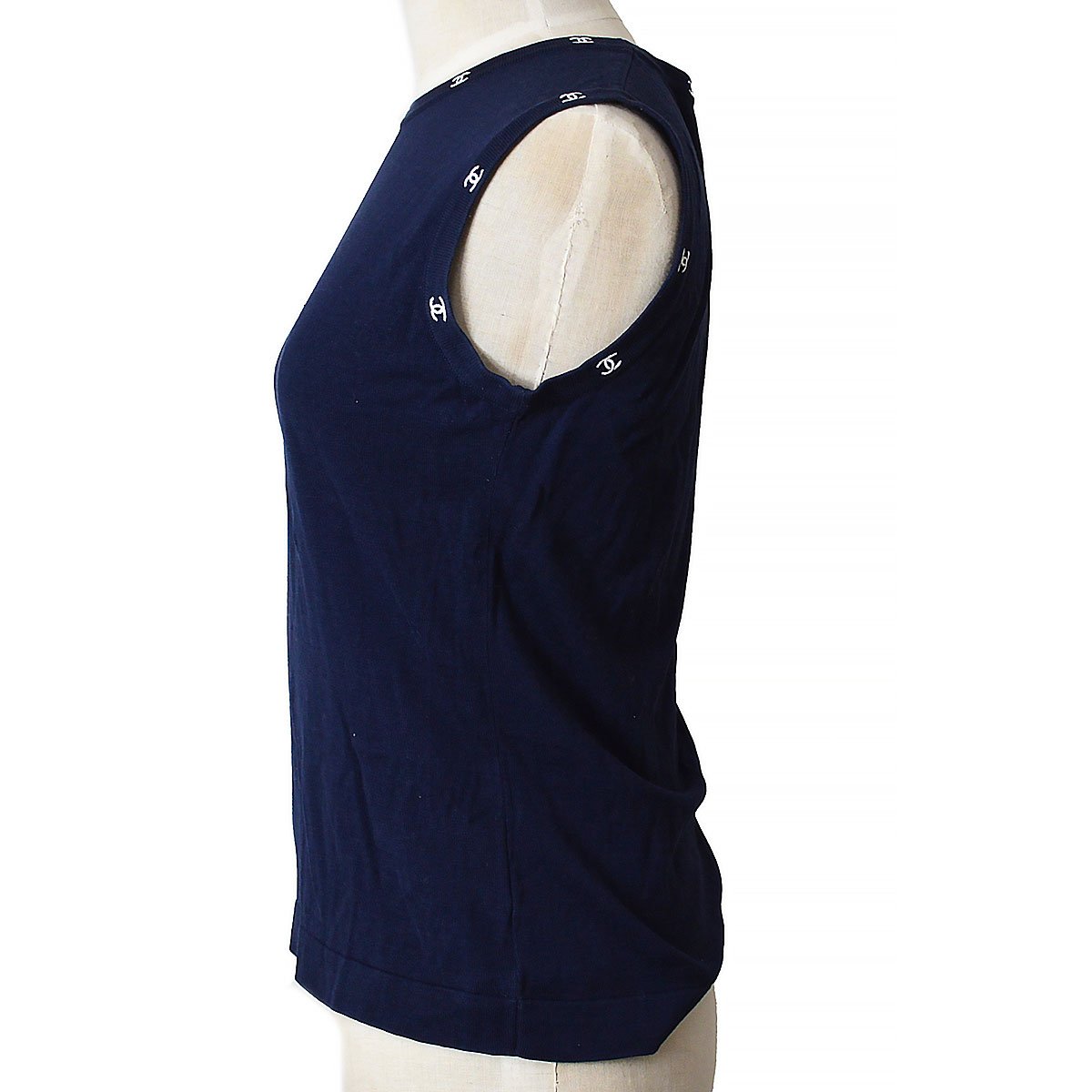 Luxury Chanel CC embroidery knitted top #40