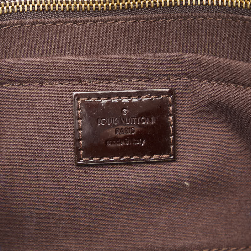 Louis Vuitton Monogram Vernis Vermont Avenue Chain Shelter Bag M91279 Amarant Pearl Patent Leather  Louis Vuitton