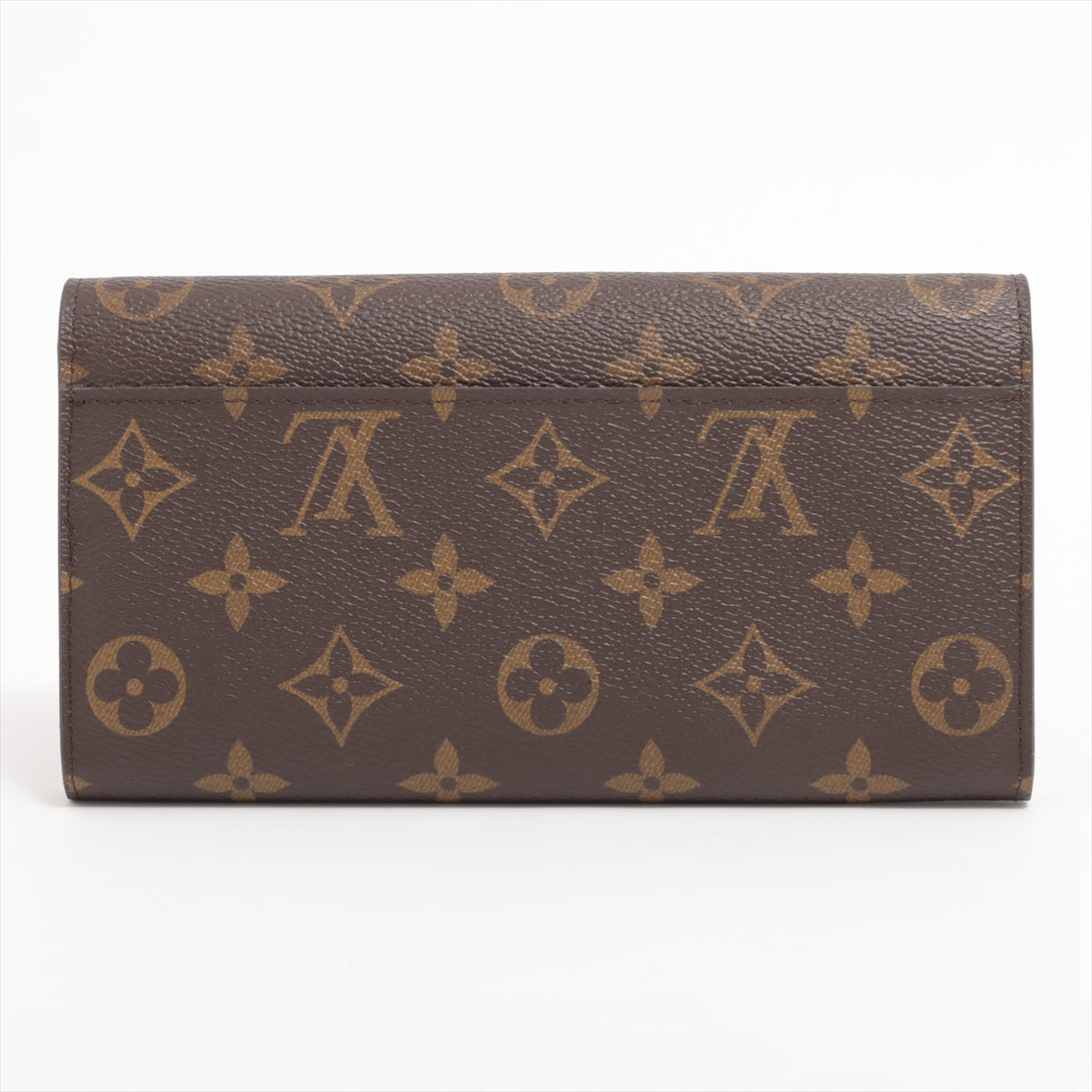 Louis Vuitton Monogram Portefoliosara M60531 Brown Long   Wallet