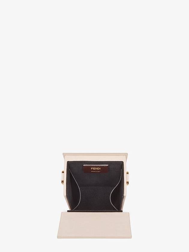 Luxury Fendi Vertical Box Shoulder Bag Pink