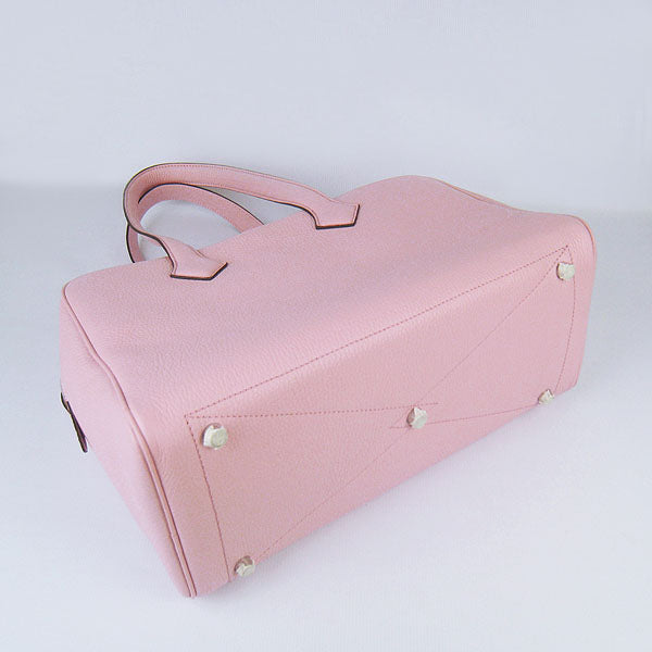 Luxury Hermes Togo leather handbag H2802 pink