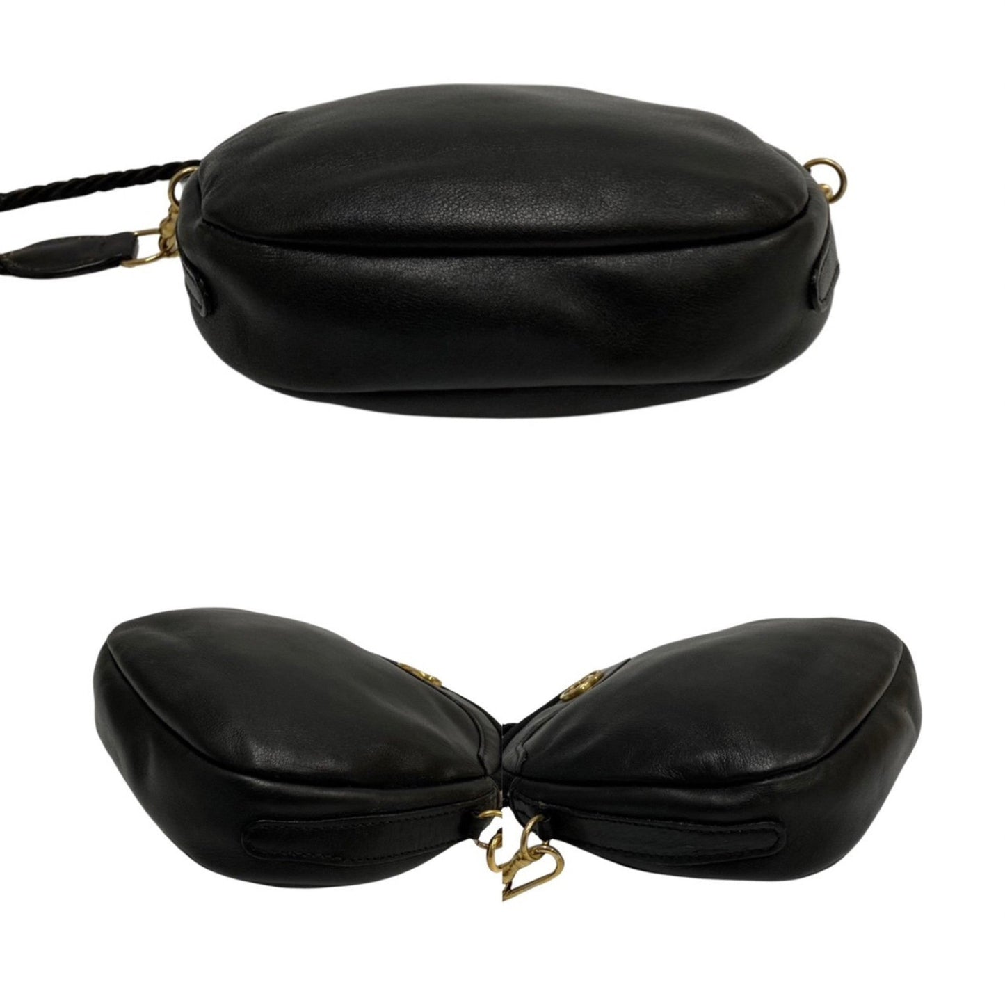 Gucci Double G  Leather Shoulder Bag