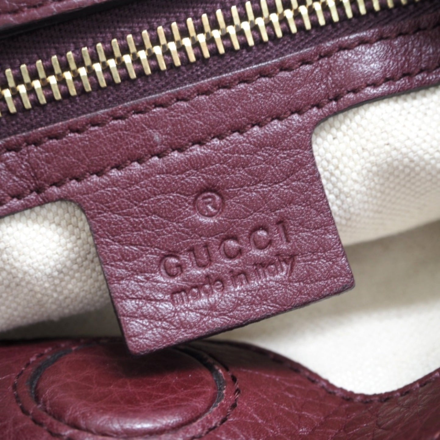 Gucci Bamboo Shopper  Leather Handbag ()