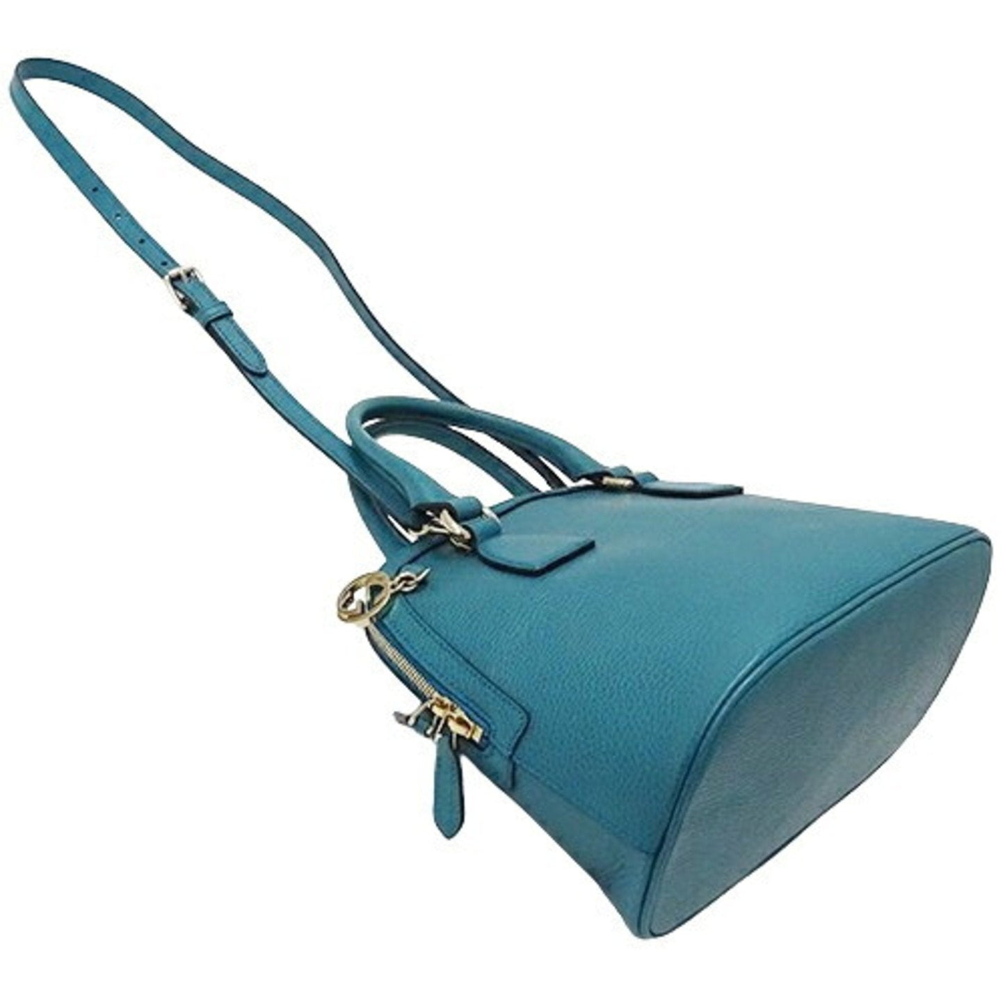 Gucci Gg Charm  Leather Handbag ()