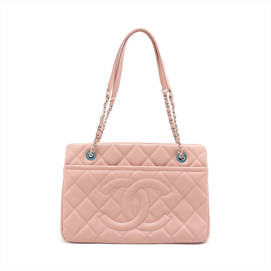 Chanel Matrasse Caviar S Tote Bag Coco Pink Silver G  20th