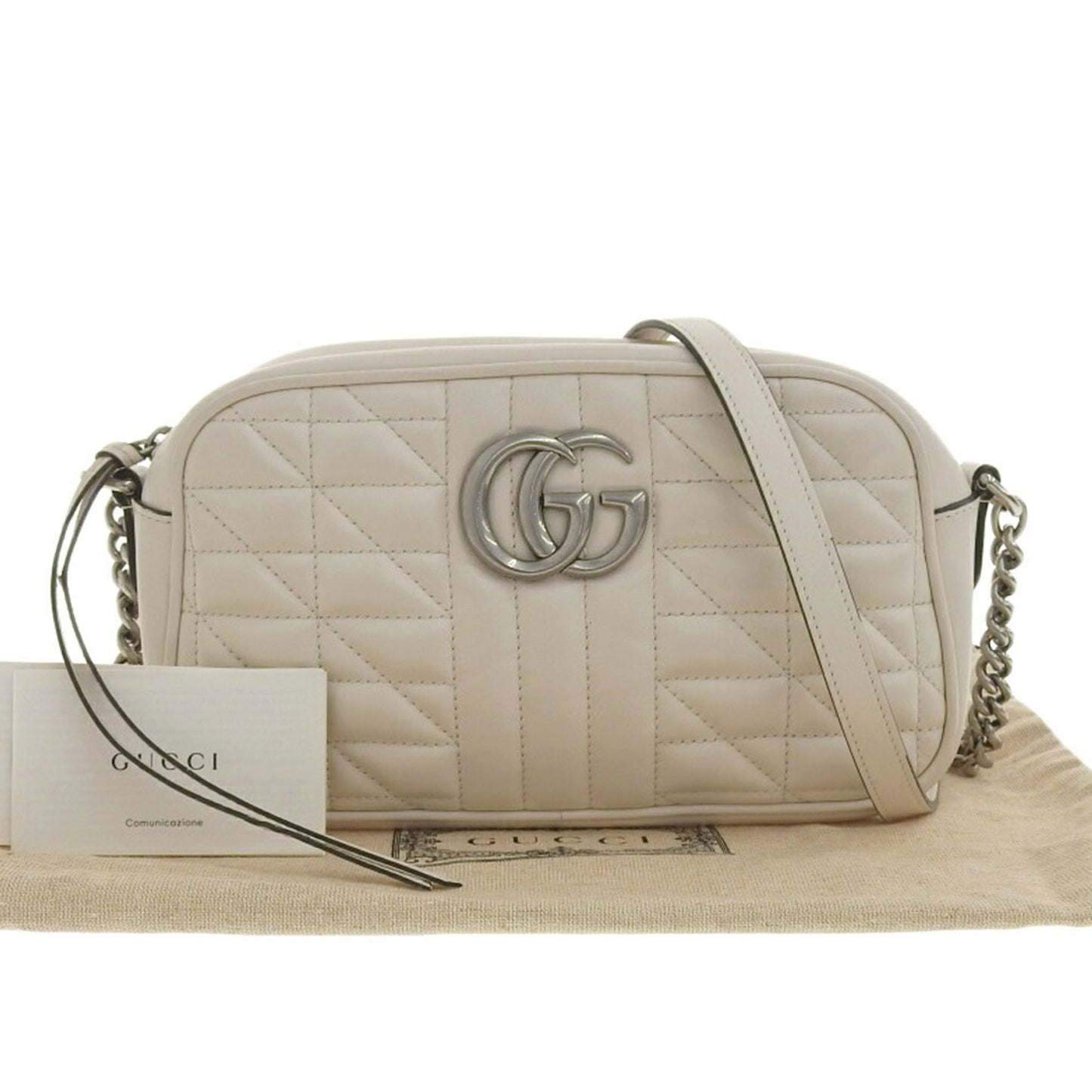 Luxury Gucci Trending 2025 Gg Marmont  Leather Shoulder Bag ()