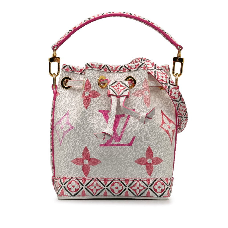 Louis Vuitton Monogram Giant Nanoe  the Pool Shoulder Bag Mini Bag 2WAY M82386 White Pink PVC Leather  Louis Vuitton