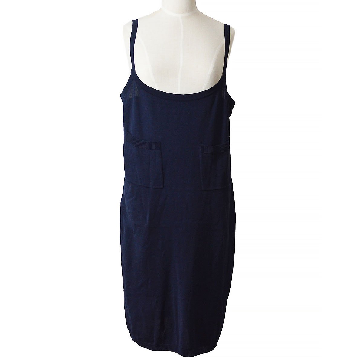 Luxury Chanel open back knee-length dress #42
