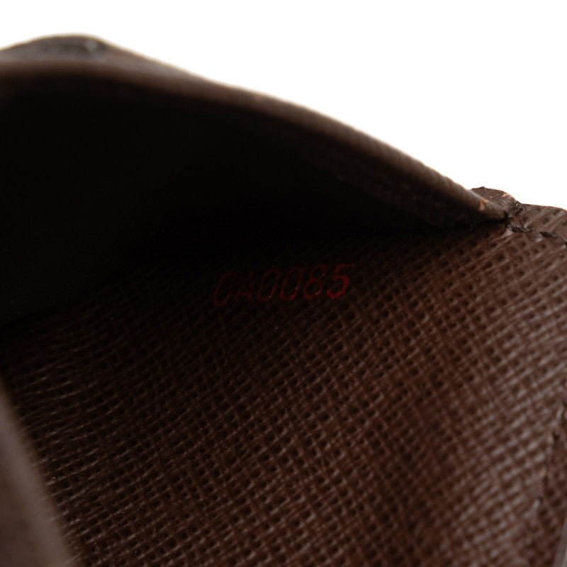 Louis Vuitton Damier Compact  Two Folded Wallet Compact Wallet N61668 Eve Brown PVC Leather  Louis Vuitton