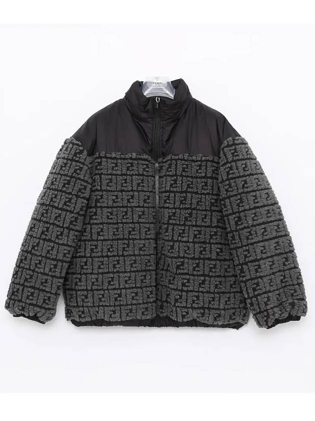 Luxury Fendi Kids Goose Down Padding Black