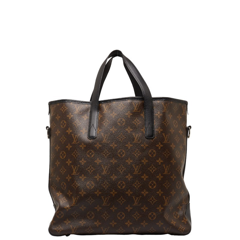 Louis Vuitton Monogram MacArthur Divis Tote Shoulder Bag M56708 Brown PVC Leather  Louis Vuitton