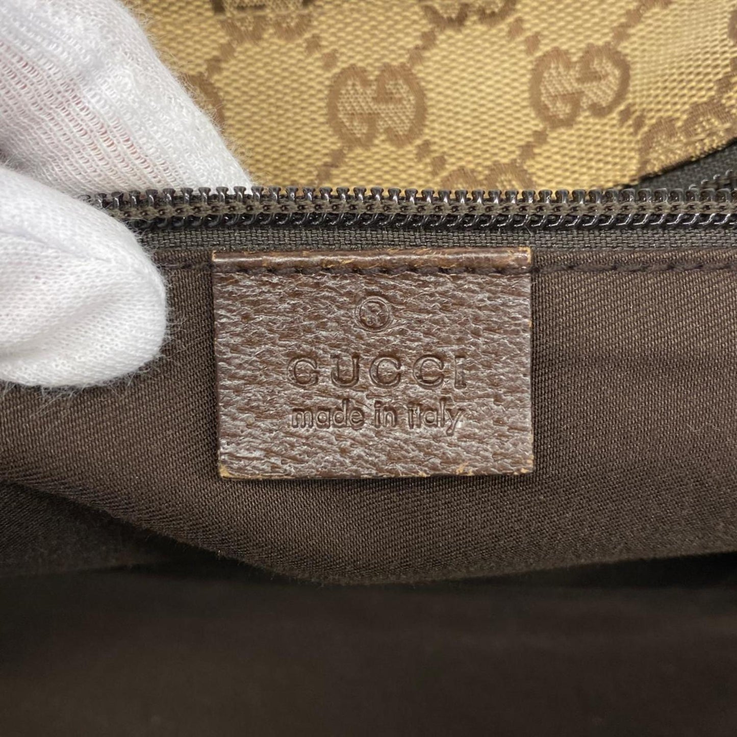 Gucci Gg Canvas  Canvas Tote Bag