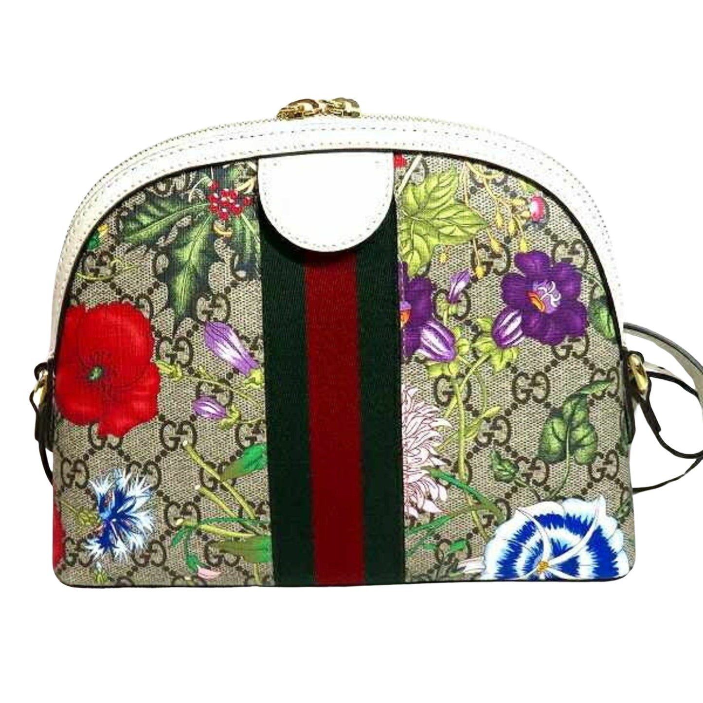 Gucci Flora  Canvas Shoulder Bag ()
