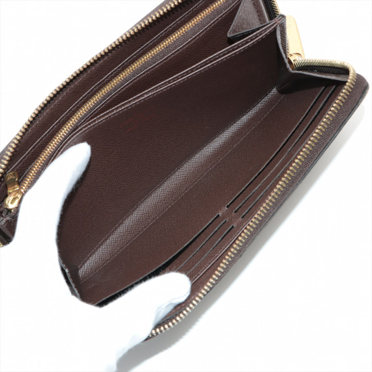Louis Vuitton Damier Zippie Wallet N41661 Brown Round Zip Wallet