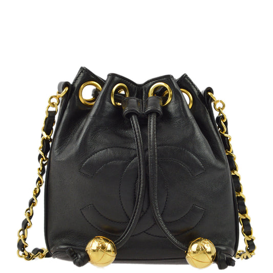 Chanel 1994-1996 Lambskin Bucket Bag