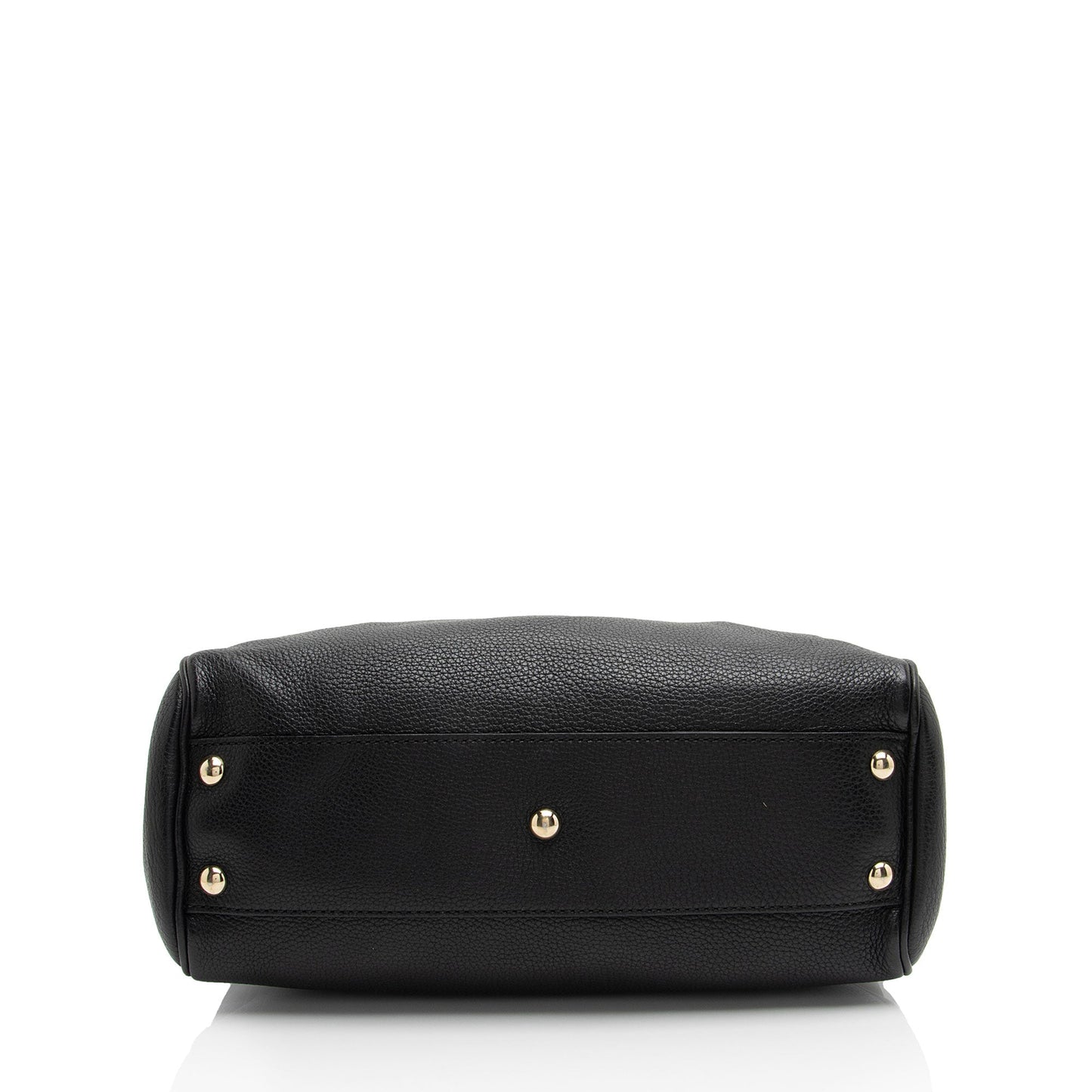 Gucci Leather Bamboo Small Shopper Tote
