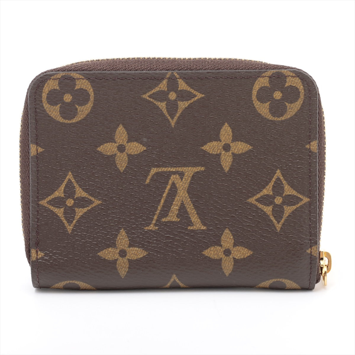 Louis Vuitton Monogram Zippyr Coin Pass M60067 Brown Coin Case