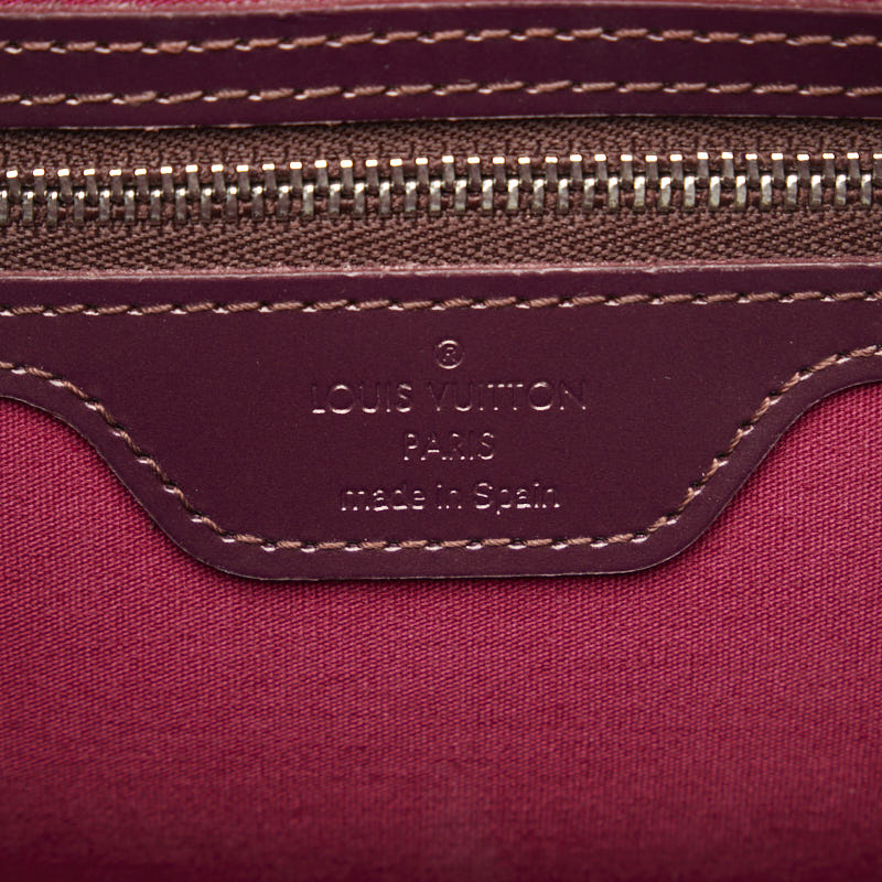 Louis Vuitton Monogram Matt Stockton Handbag M55116 Violet Pearl Leather  Louis Vuitton