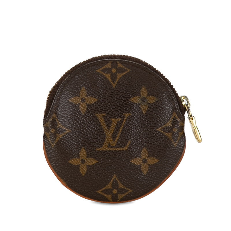 Louis Vuitton Monogram Portemoney Ron Coin Case M61926 Brown PVC Leather  Louis Vuitton
