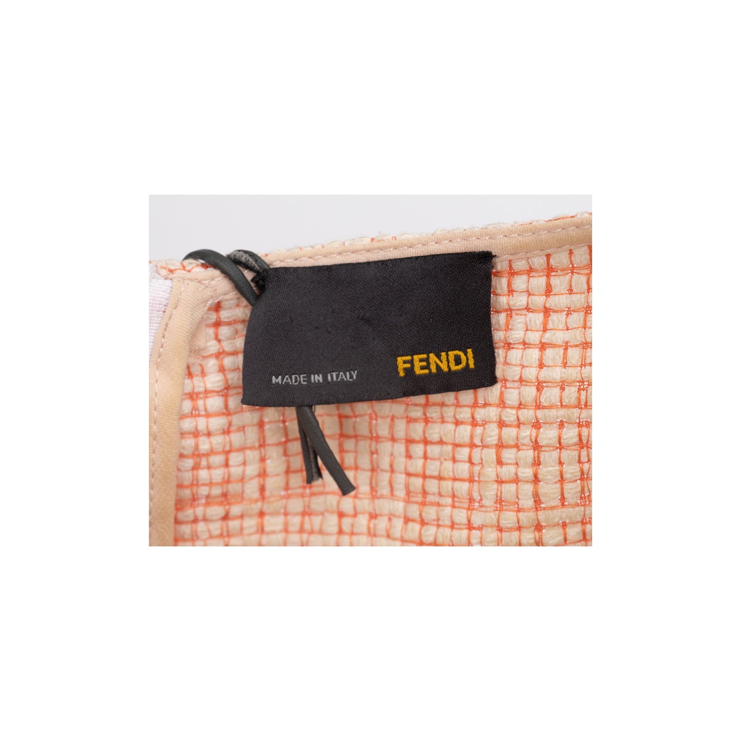 Luxury Fendi Tweed Midi Dress - '10s