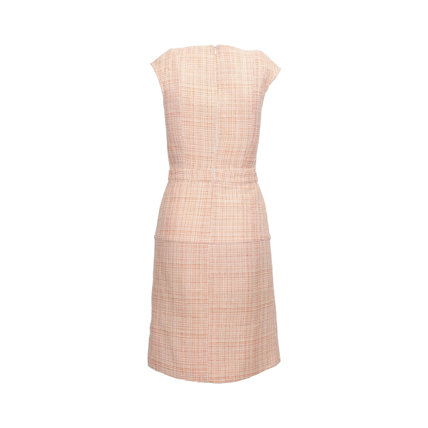 Luxury Fendi Tweed Midi Dress - '10s