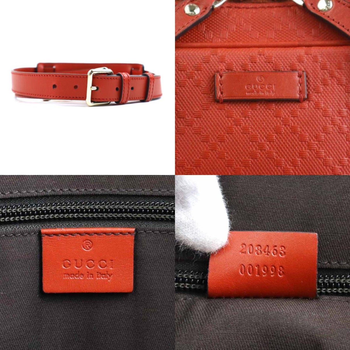 Gucci  Leather Handbag Shoulder Bag