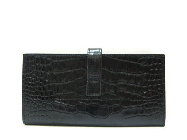 Luxury Hermes Wallet H1115 Ladies Wallet Black