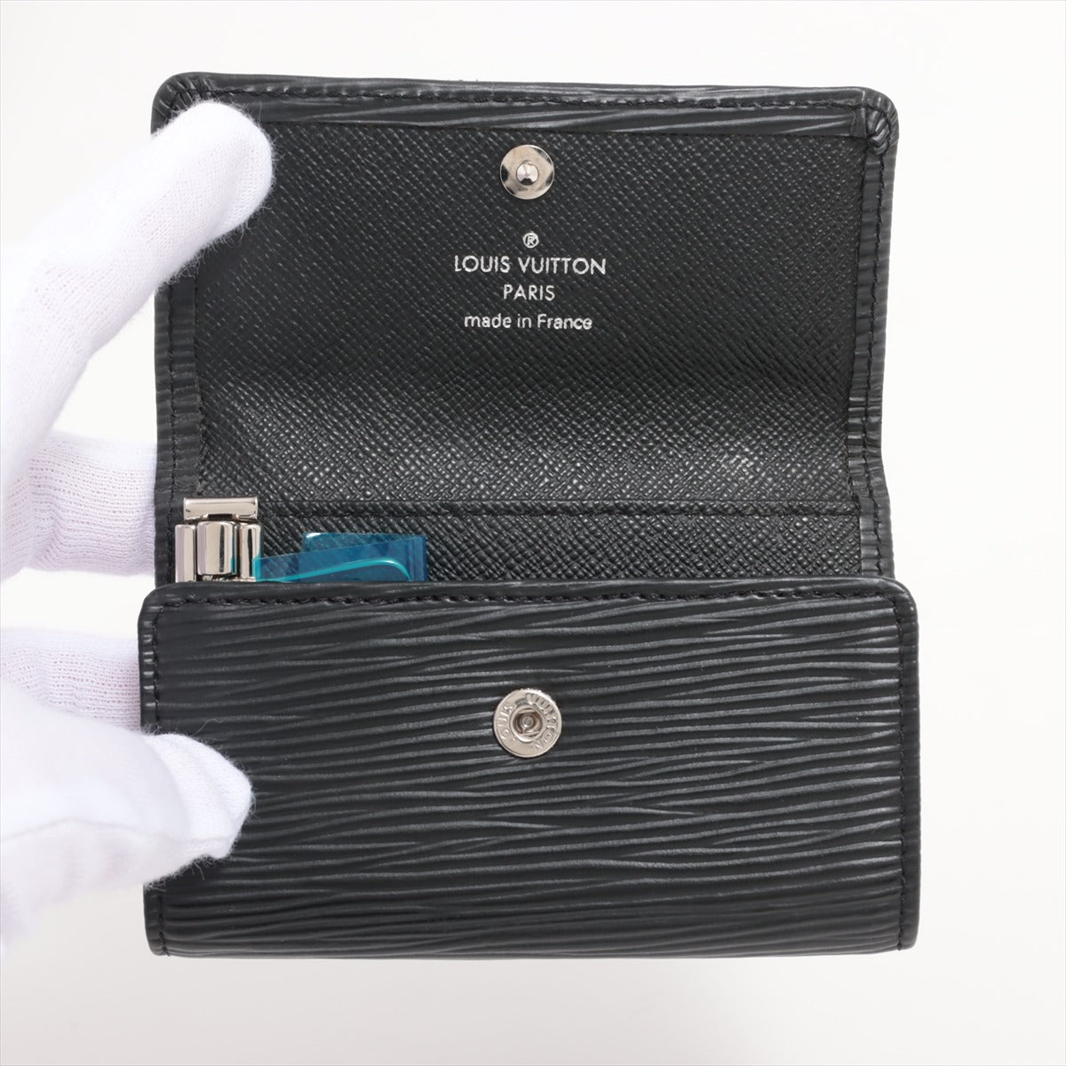 Louis Vuitton Epi Multicle 6 M63812 Noneir Keycase  Reaction