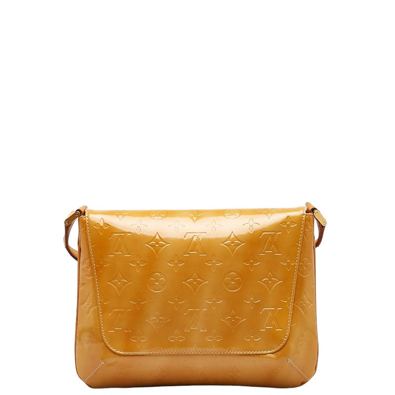 Louis Vuitton Monogram Vernis Thompson Street Shoulder Bag M91008 Yellow Patent Leather  Louis Vuitton