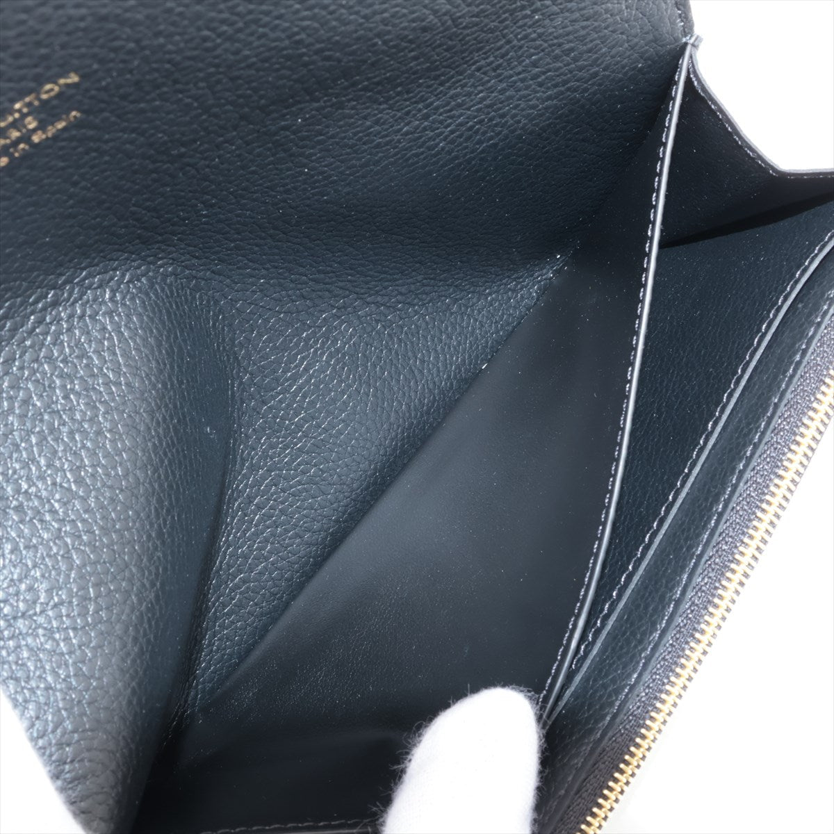 Louis Vuitton Bi-Color Monogram Implant Portfolio Emily Noneir Wallet M83138