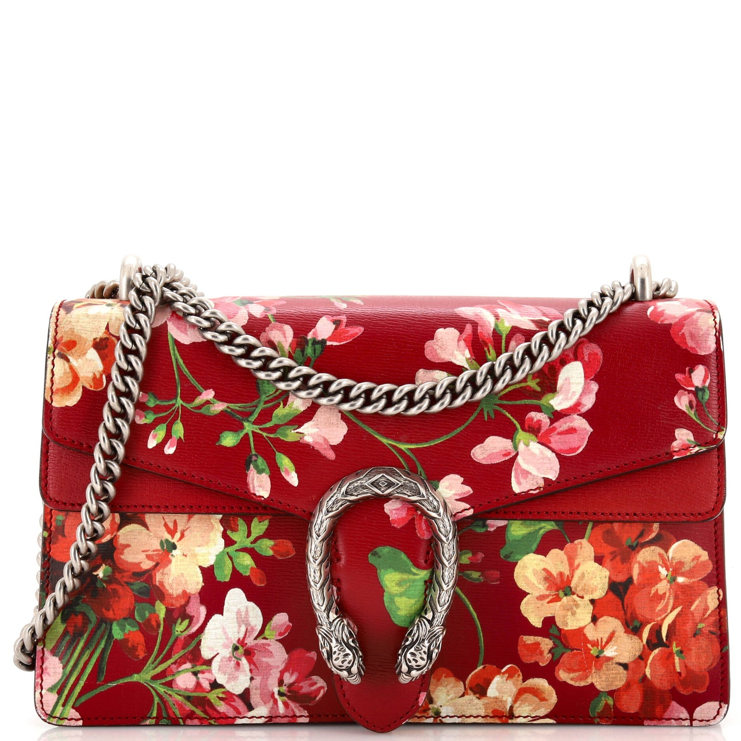 Luxury Gucci Trending 2025 Dionysus Bag Blooms Print Leather Small
