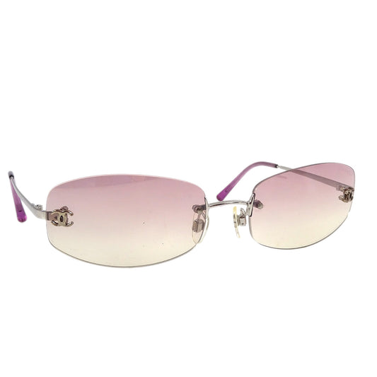 Chanel Sunglasses Eyewear Purple Small New