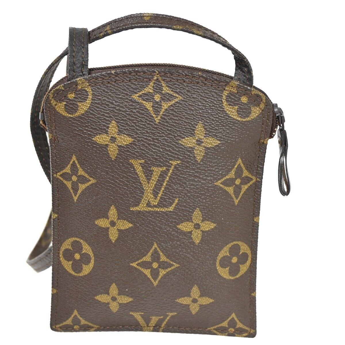 Louis Vuitton Pochette Secret  Canvas Clutch Bag ()