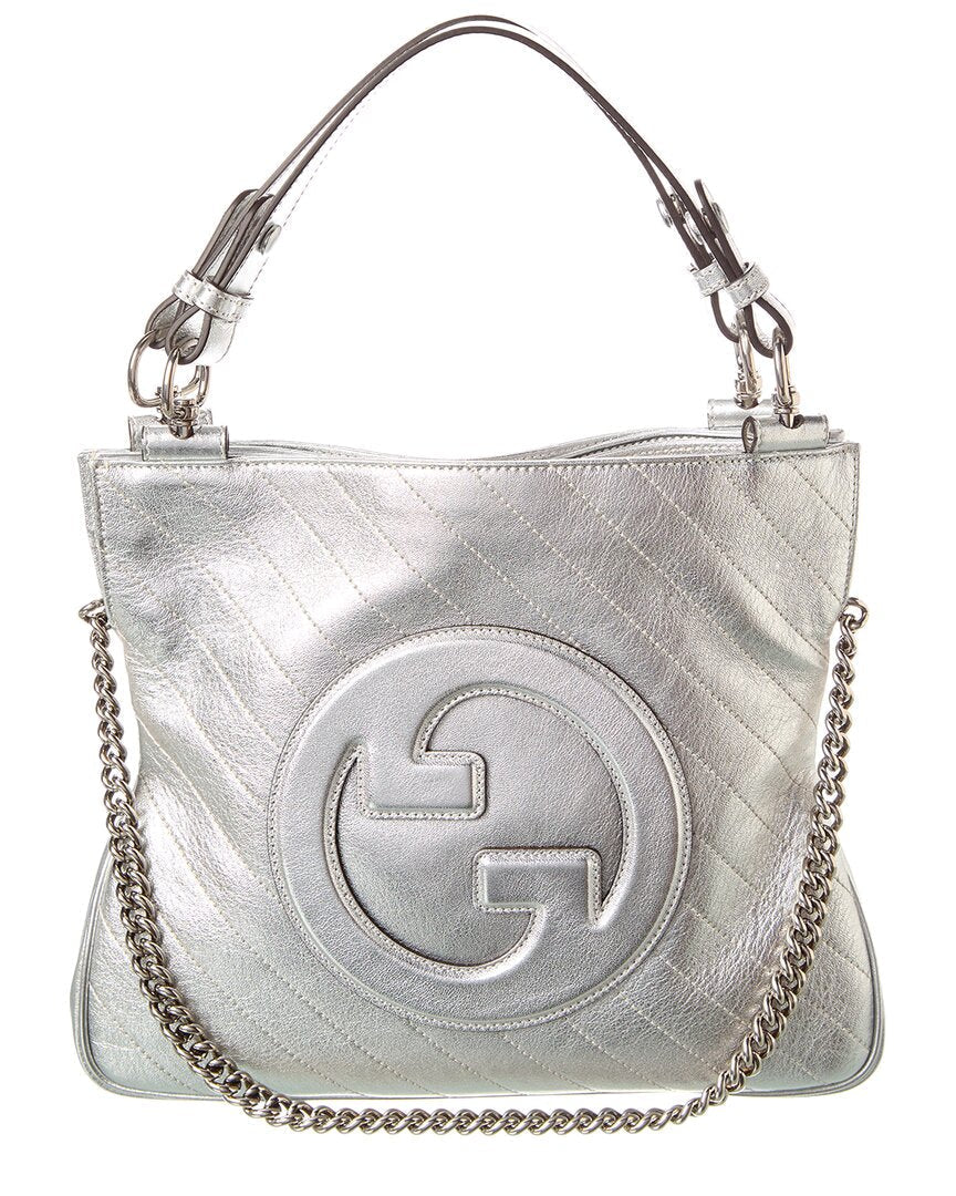 Luxury Gucci Trending 2025 Blondie Small Leather Tote