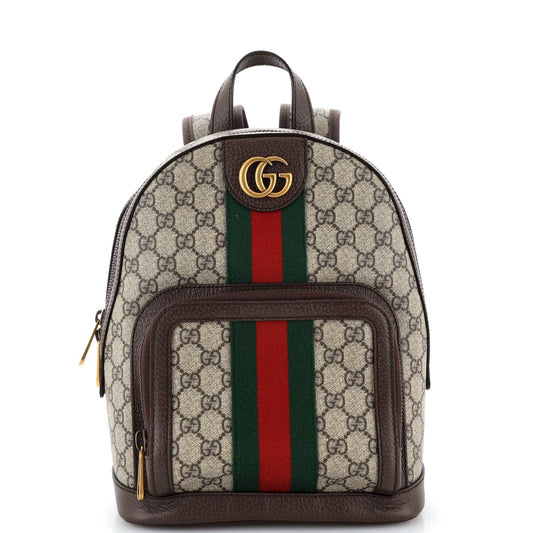 Luxury Gucci Trending 2025 Ophidia Backpack GG Coated Canvas Small