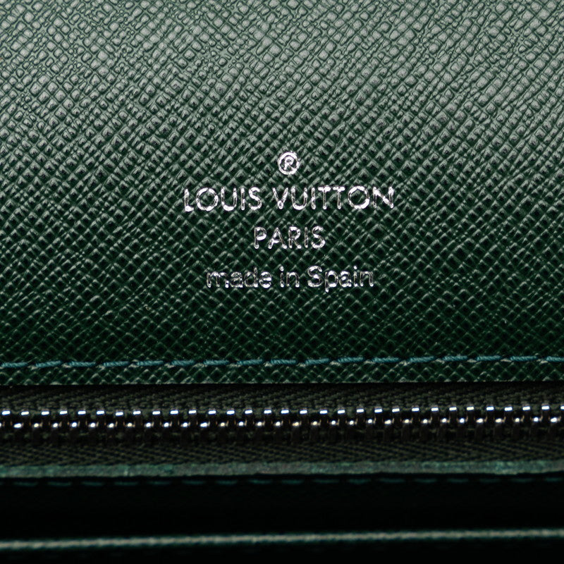 Louis Vuitton Taiga Selena Secundary Clutch Bag M30784 Epiious Green Leather Men Louis Vuitton