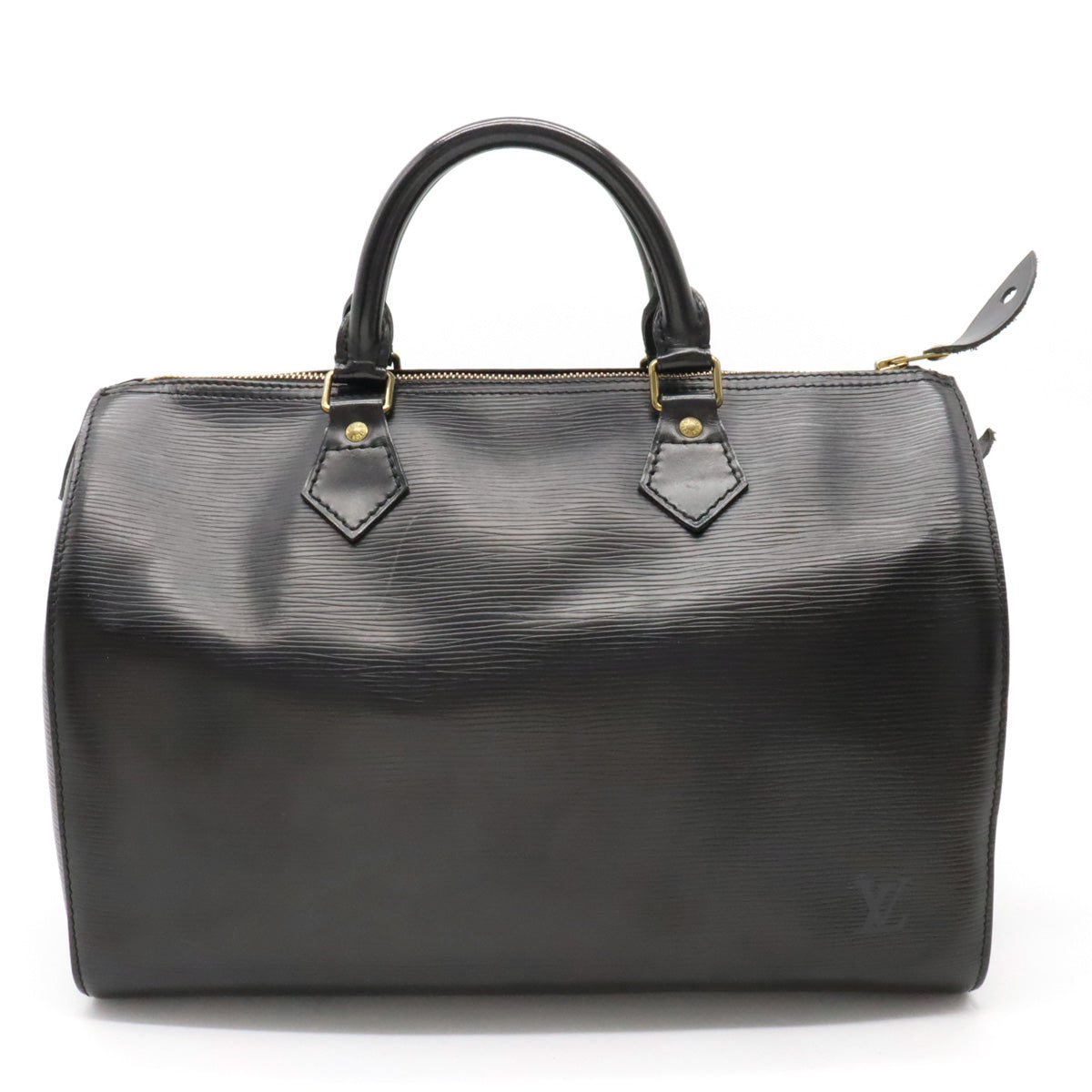 Louis Vuitton Louis Vuitton Epi Speedy 30 Bag Mini Boston Bag Black Black Black Gold  M59022