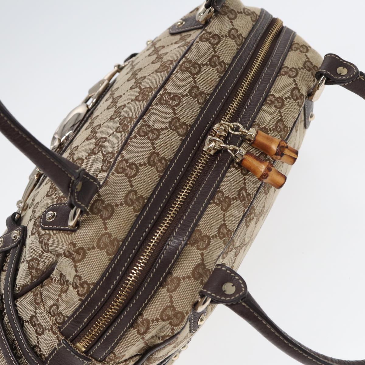 Luxury Gucci Trending 2025 Horsebit  Canvas Travel Bag ()
