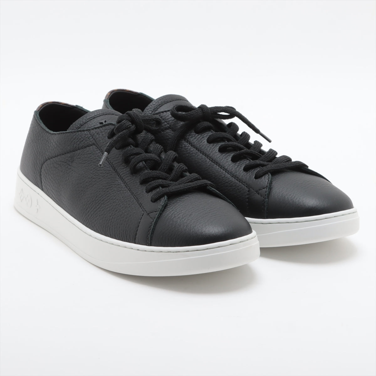 Louis Vuitton LV Resort Line 22 Years Leather Sneaker 10 Men Black MS0222