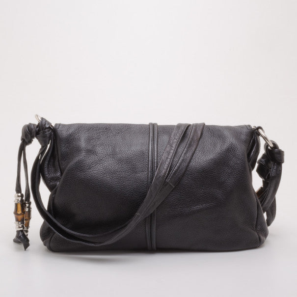 Luxury Gucci Trending 2025 Black Leather Jungle Messenger..