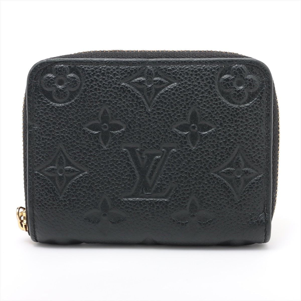 Louis Vuitton Monogram Amplant Zippyr Coin Pass M60574 Black Coin Case
