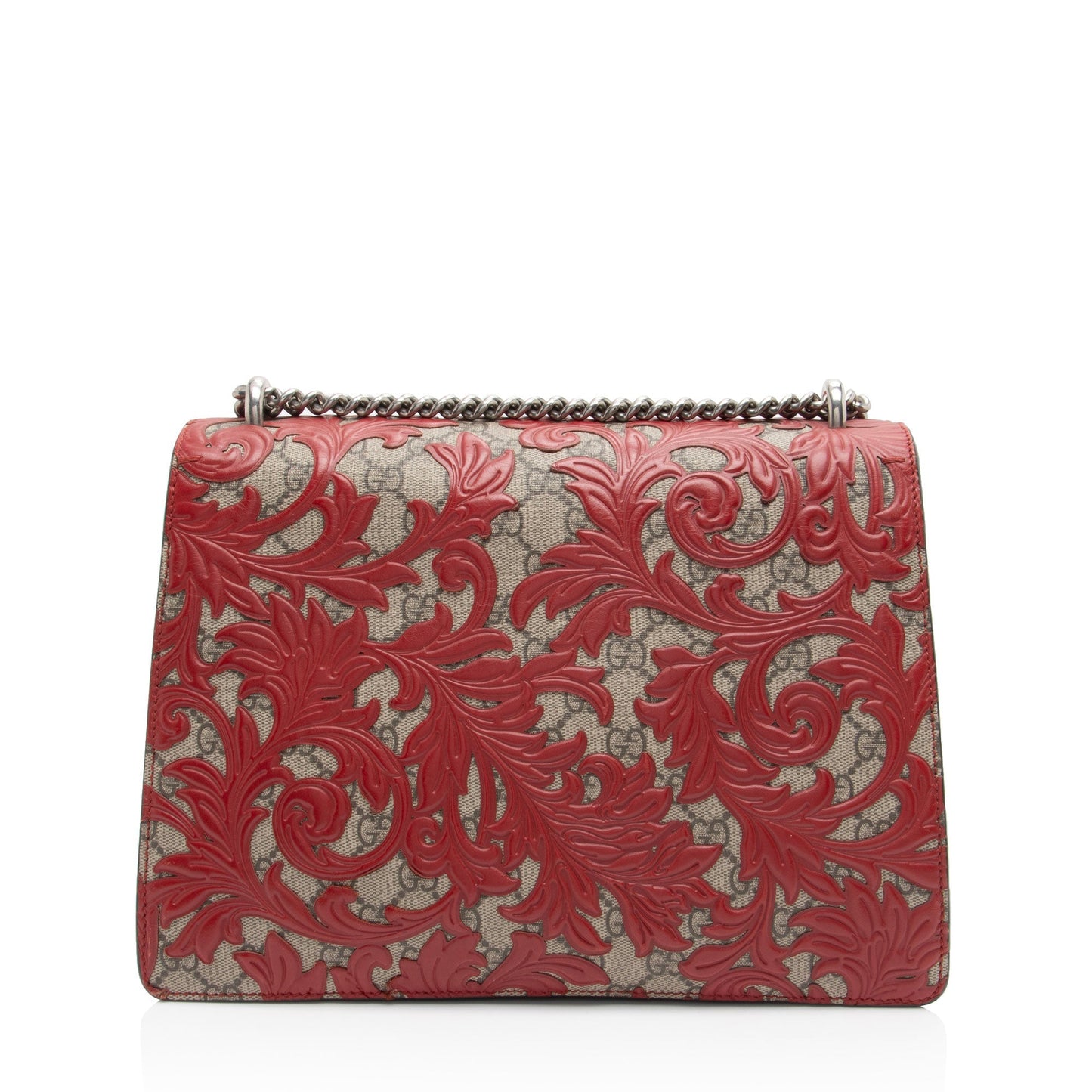Luxury Gucci Trending 2025 GG Supreme Arabesque Dionysus Medium Shoulder Bag