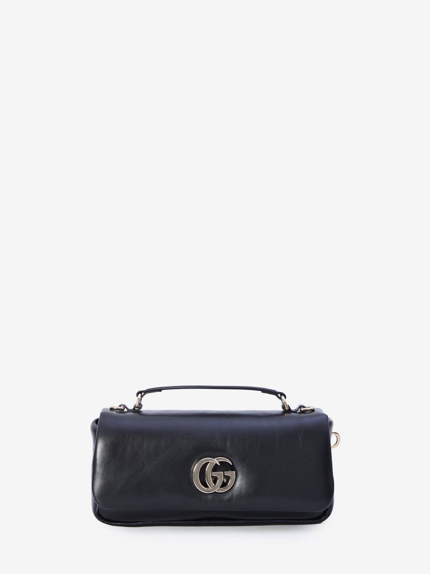 Luxury Gucci Trending 2025 Women's Gg Milano Small Top Handle Bag in Black | 806016AAD5X