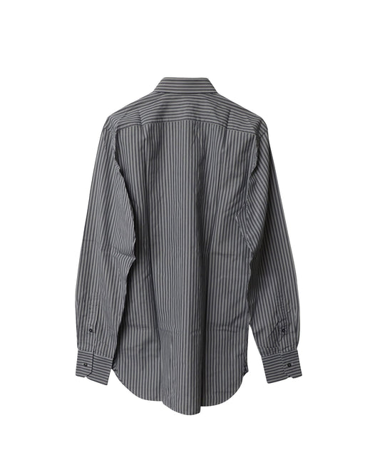 Luxury Gucci Trending 2025 Striped Button Down Shirt in White Cotton