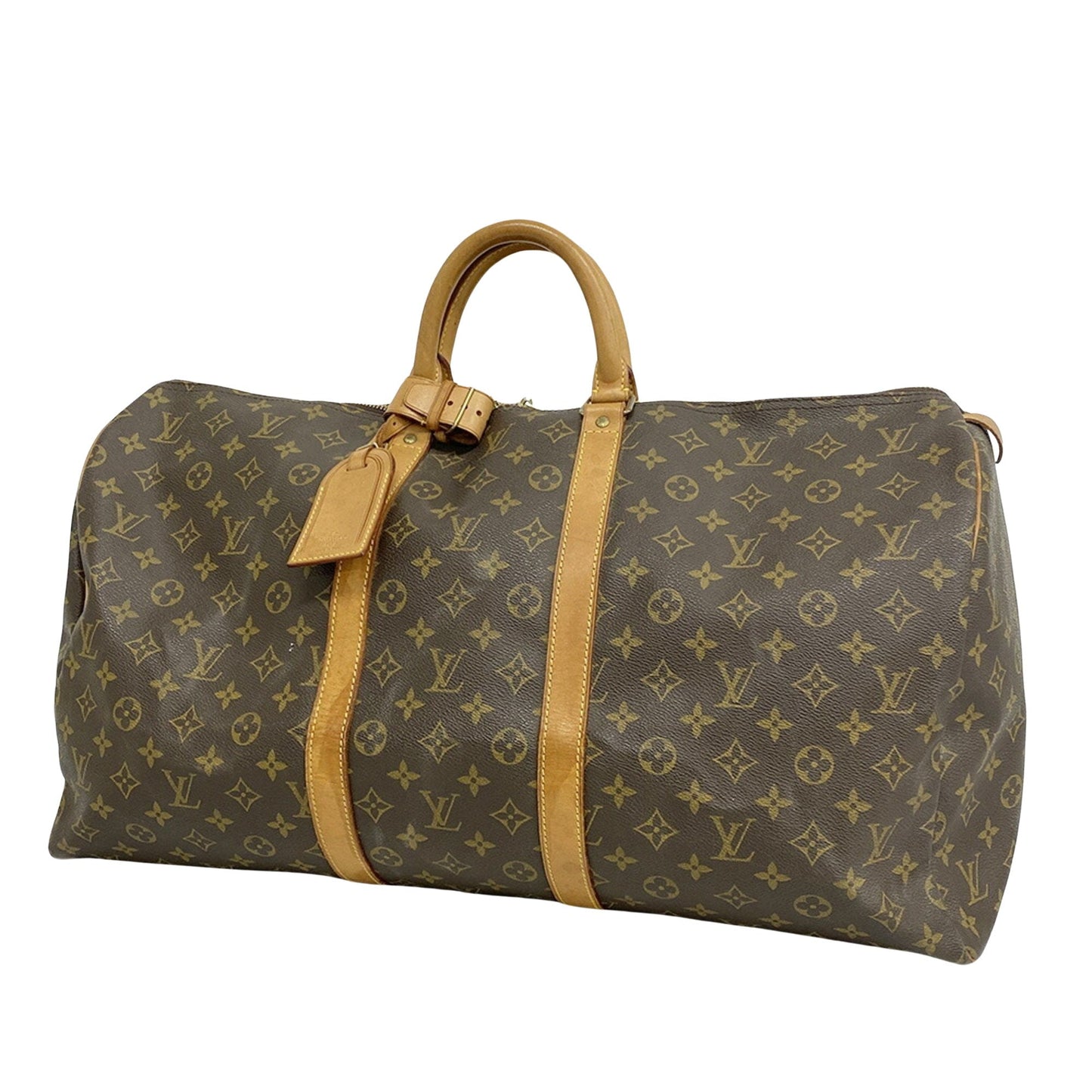 Louis Vuitton Keepall 55  Canvas Travel Bag ()