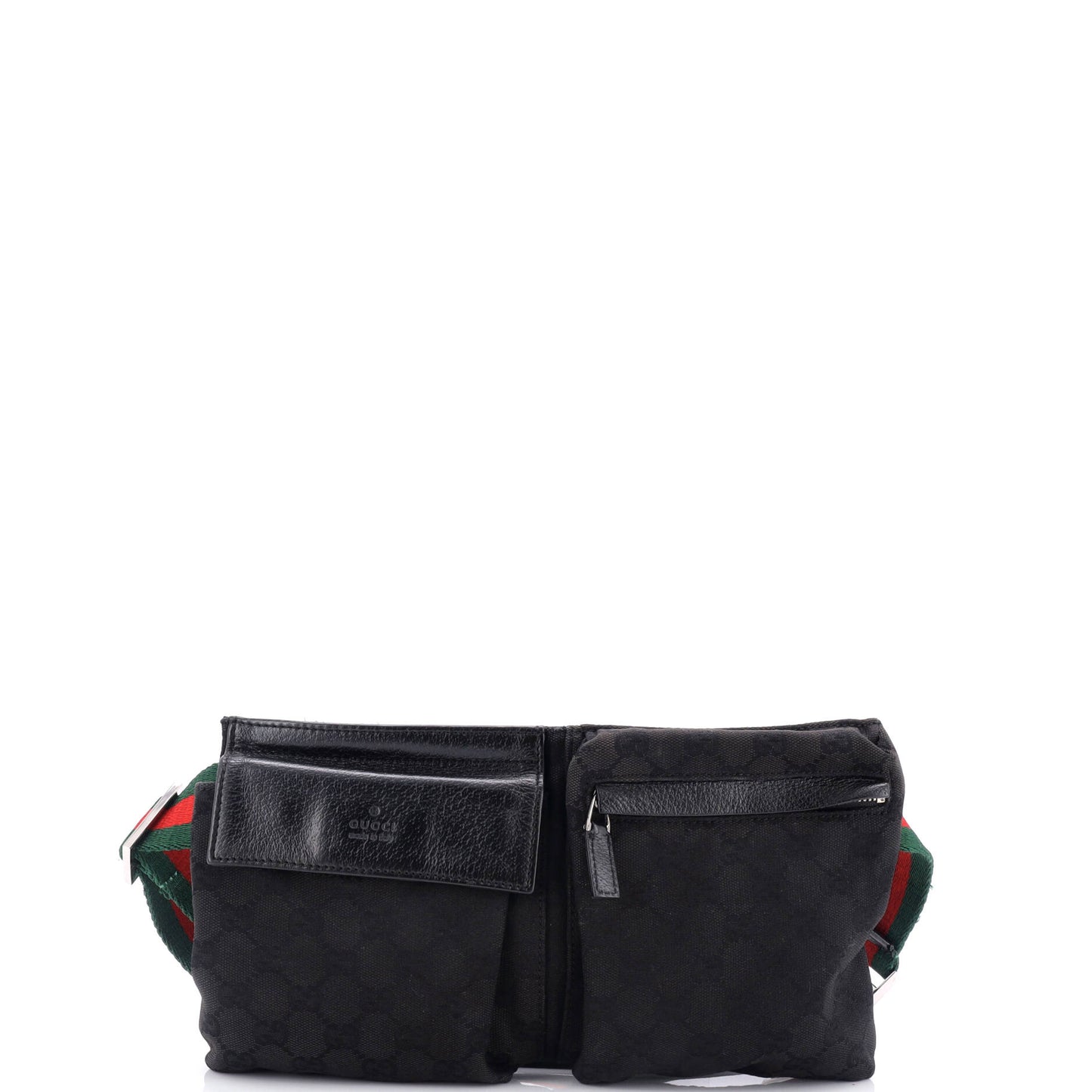 Luxury Gucci Trending 2025 Vintage Double Belt Bag GG Canvas