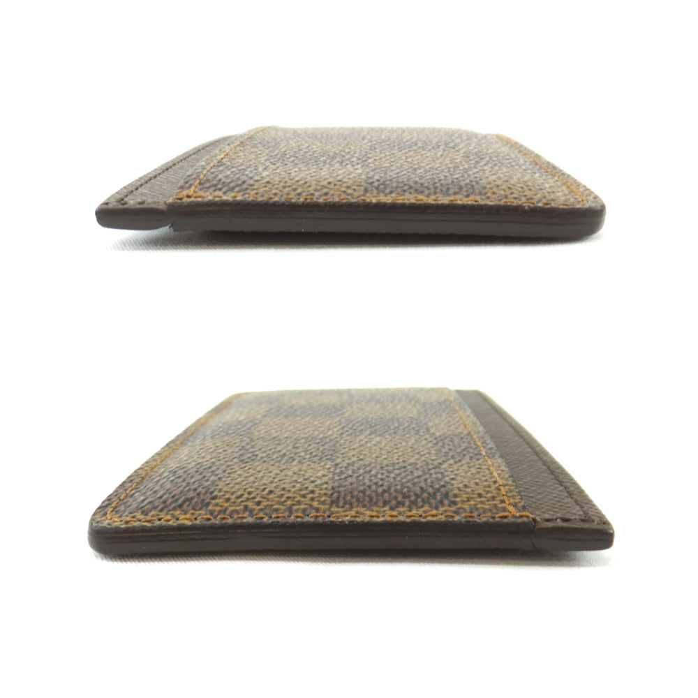 Louis Vuitton Louis Vuitton Portecourt Shrimp Card Case Damian Canvas Eve Brown Small Compact Thin  Damian Quality Weda