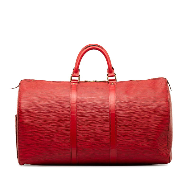 Louis Vuitton Epi Kypopur 50 Boston Bag Travel Bag M42967 Castilian Red Leather  Louis Vuitton