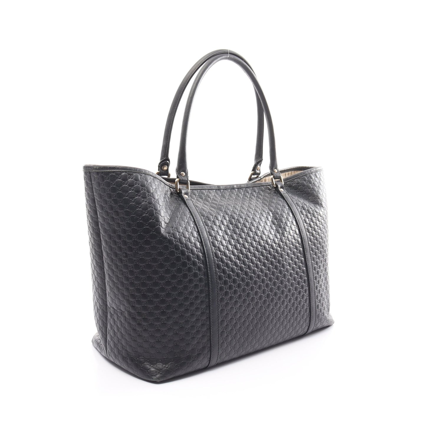 Micro Gg Guccissima Handbag Tote Bag Leather