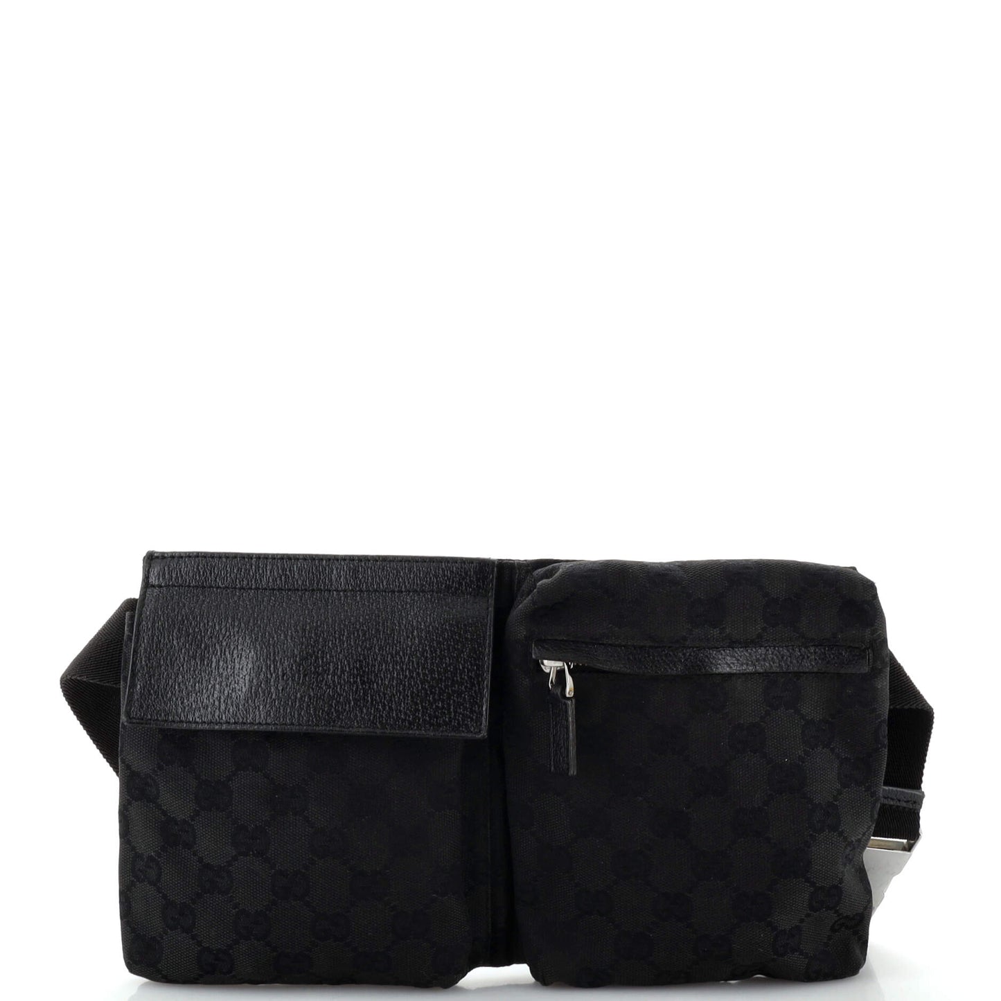 Luxury Gucci Trending 2025 Vintage Double Belt Bag GG Canvas